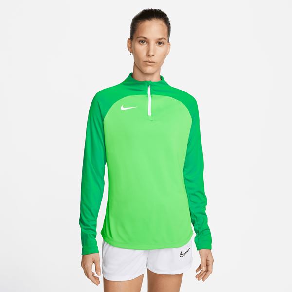 Nike Womens Academy Pro 22 Drill Top Green Spark/Lucky Green